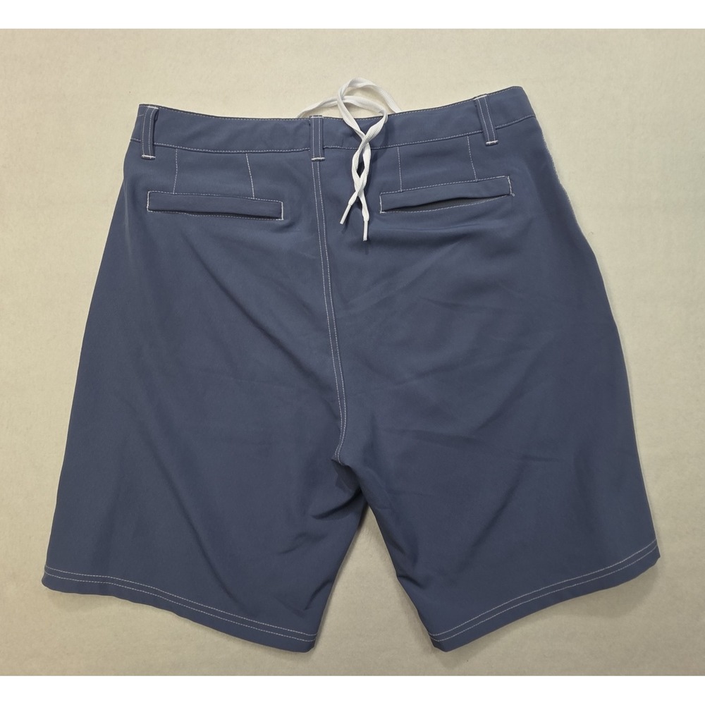 Johnnie O Shorts Mens 3 Blue Gray Stretch LIMITED USE West Coast Prep Boardshort - Picture 6 of 8